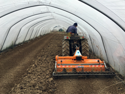 grondfrees met kruimelrol voor tractoren mod. dfu 100