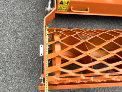 grondfrees met kruimelrol voor tractor mod dfu 120