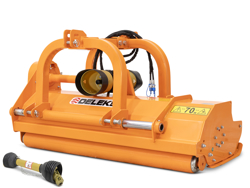 middelzware klepelmaaier met front en achteraanbouw en hydraulische zijdelingse verschuiving voor middelzware tractoren mod grizzly 180