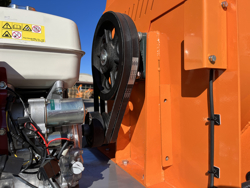 benzine hakselaar versnipperaar met briggs & stratton motor mod. dk 900 bs