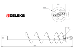 boor ø 20 cm voor grondboor zhd