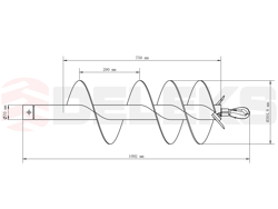 boor ø 30 cm voor grondboor