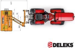 zijwaarts verschuifbare hellingmaaier model volpe 100