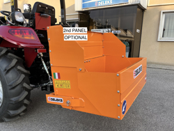 mechanische grondbak 140cm breed van hardox en ssab staal voor tractoren met laadklep