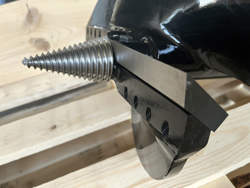 boomstronk schaaf voor hydraulische grondboor zhd 245/305