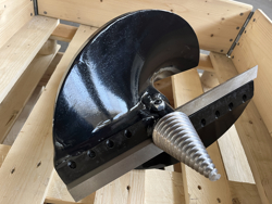 boomstronk schaaf voor hydraulische grondboor zhd 245/305