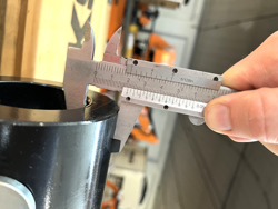 boomstronk schaaf voor hydraulische grondboor zhd 245/305