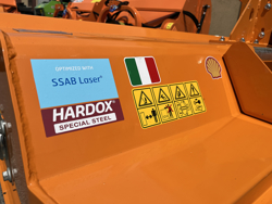 klepelmaaier hyadraulisch zijdelings verschuifbaar voor middelzware tractoren leopard 180 sph