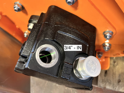 hydraulische klepelmaaier voor mini graafmachine mod. arm 80