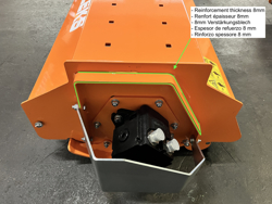 hydraulische klepelmaaier voor mini graafmachine mod. arm 80