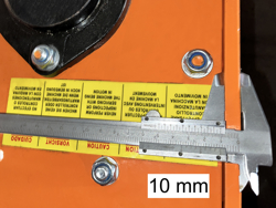 rotorkopeg met kooirol voor tractoren 30 70 pk