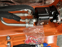 hydraulische klepelmaaier voor mini graafmachine mod. arh 120