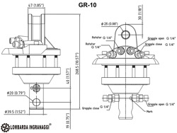houtgrijper houtklem grijper met rotator voor kranen en minigraafmachines van 1 5 tot 2 5t mod dk 10 gr 10