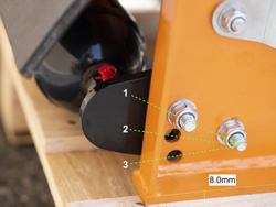 hydraulisch aangedreven klepelmaaiers voor min graafmachines mod. ar 60