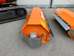 hydraulisch aangedreven klepelmaaiers voor mini graafmachines mod. ar 100