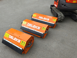 hydraulisch aangedreven klepelmaaiers voor mini graafmachines mod. ar 100