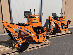 minigraafmachine voor tractoren incl graafbak mod drs 1000t