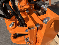 minigraafmachine voor tractoren incl graafbak mod drs 1000t