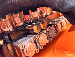 minigraafmachine voor tractoren incl graafbak mod drs 1000t