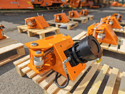 velkop boomschaar grijper met rotator voor minigraafmachine cf 10r