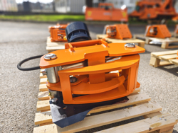 velkop boomschaar grijper met rotator voor minigraafmachine cf 10r