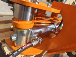 velkop boomschaar grijper met rotator voor minigraafmachine cf 10r