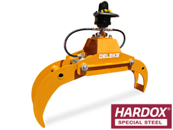 houtgrijper houtklem grijper met rotator voor kranen en minigraafmachines van 1 5 tot 2 5t mod dk 10h gr 10