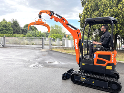 houtgrijper houtklem grijper met rotator voor kranen en minigraafmachines van 1 5 tot 2 5t mod dk 10h gr 10