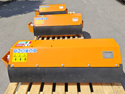 hydraulisch aangedreven klepelmaaiers voor min graafmachines mod. ars 100