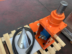 kegelsplijter houtklover voor minigraafmachine lsp18