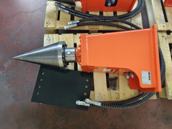 kegelsplijter houtklover voor minigraafmachine lsp40