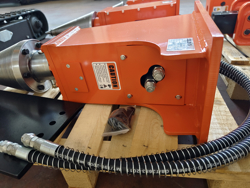 kegelsplijter houtklover voor minigraafmachine lsp40