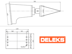 kegelsplijter houtklover voor minigraafmachine lsp40