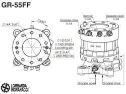 houtgrijper houtklem grijper met rotator voor kranen en minigravers van 4 0 tot 8 0t mod dk 16 gr 55ff
