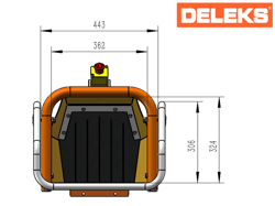benzine hakselaar met b&s motor mod. dk 500 bs