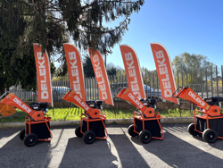 benzine hakselaar met b&s motor mod. dk 300 bs