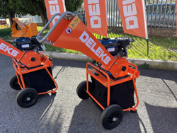 benzine hakselaar met b&s motor mod. dk 300 bs