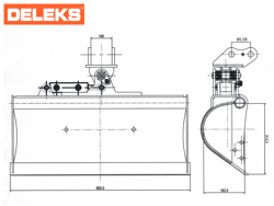 graafbak kantelbak hydraulisch voor minigraafmachine s100 600