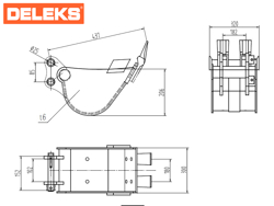 graafbak voor mini graafmachine 300 s100