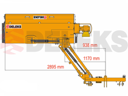 verstek klepelmaaier zware uitvoering voor tractoren van 90 130 pk mod. dragon 200