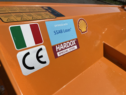 klepelmaaier zijdelings verschuifbaar voor tractoren gepard 210