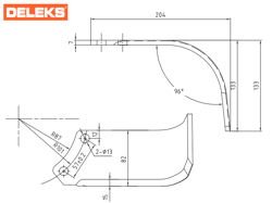 grondfrees voor tractoren mod. dftr 220