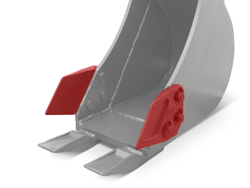 tand voor m100 graafbak lat