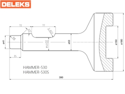 palenrammer palenhamer voor hydraulische hamer530