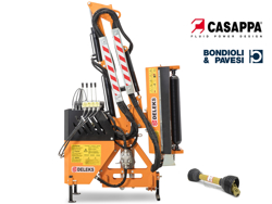 hydraulische armmaaier klepelmaaier met verlengarm voor tractoren mod airone 100