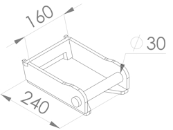 aanbouwdeel voor minigraafmachine ar15 cangini