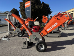 benzine hakselaar versnipperaar met motor mod. dk 800 honda