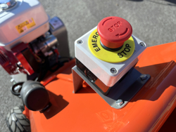 benzine hakselaar versnipperaar met motor mod. dk 800 honda