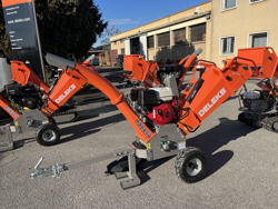 benzine hakselaar versnipperaar met motor mod. dk 800 honda