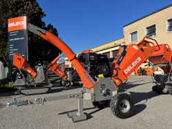 benzine hakselaar versnipperaar met lifan motor mod. dk 800 lf